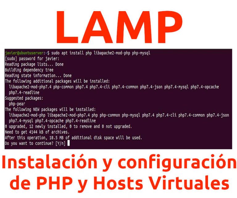 Lee más sobre el artículo Instalación y configuración de PHP y creación de  Hosts Virtuales