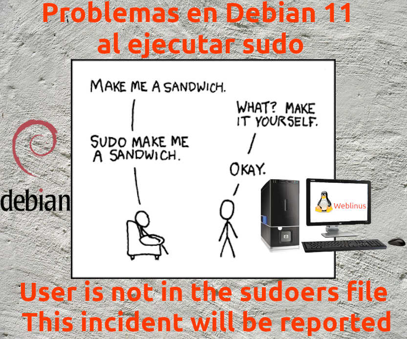 En este momento estás viendo Problemas en Debian 11 al ejecutar sudo