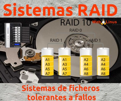 Lee más sobre el artículo Sistemas RAID, sistemas de ficheros tolerantes a fallos
