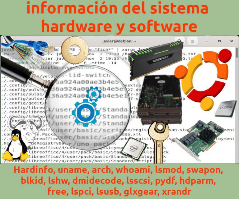 Lee más sobre el artículo Como ver información del sistema y hardware instalado en Linux