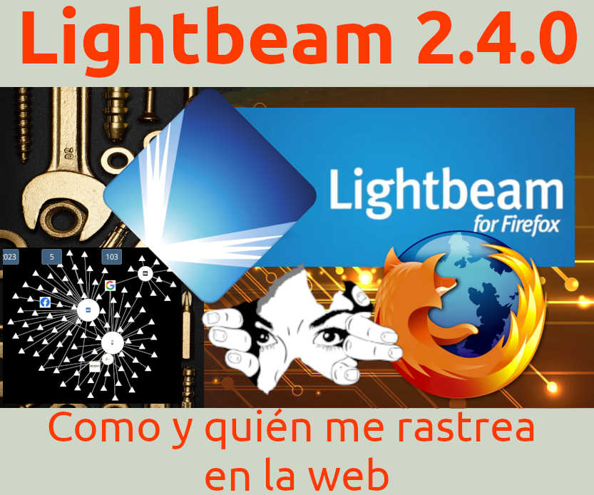 Lightbeam 2.4.0. Como y quien me rastrea en la web